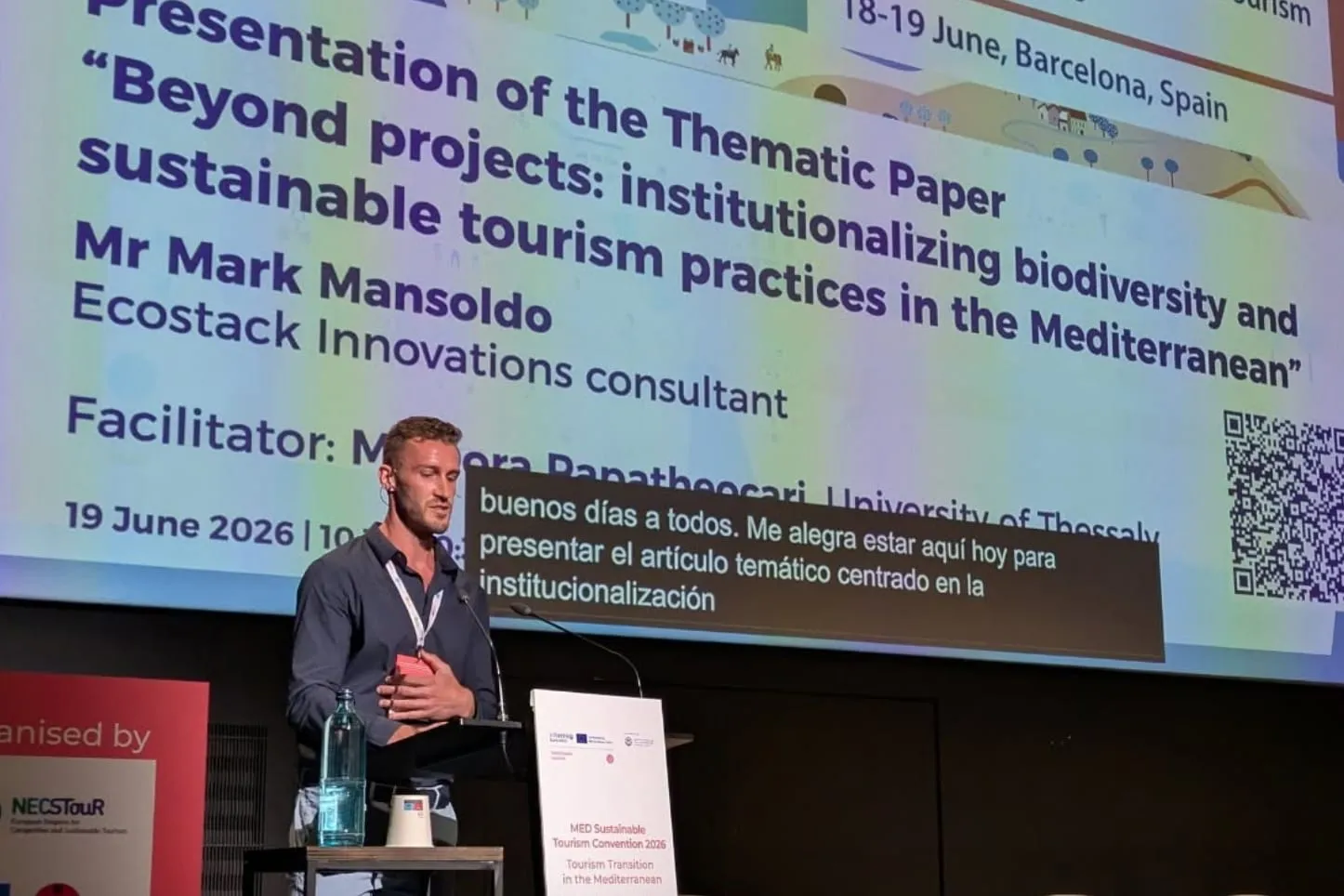 The thematic paper presentation